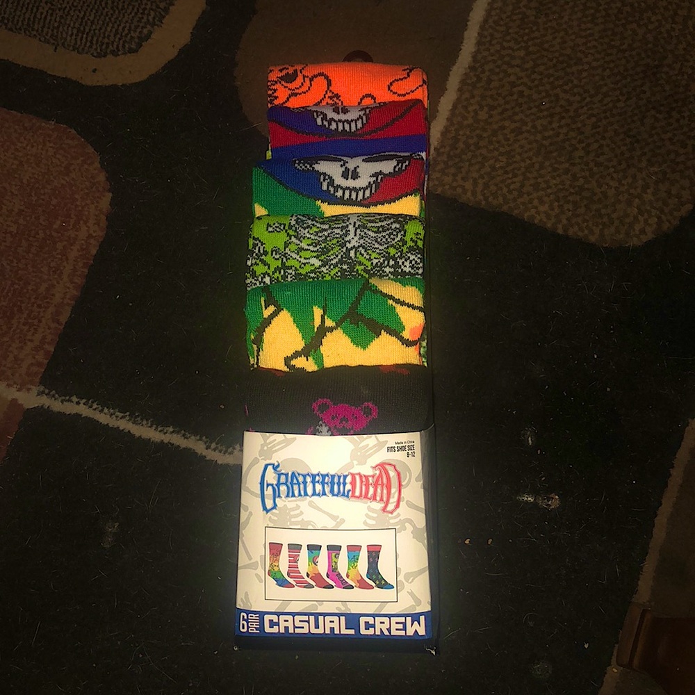 Grateful Dead Socks (6 pack)